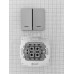 Выключатель двойной с подсветкой серый Lezard серия Vesna 742-3588-112 фото 4